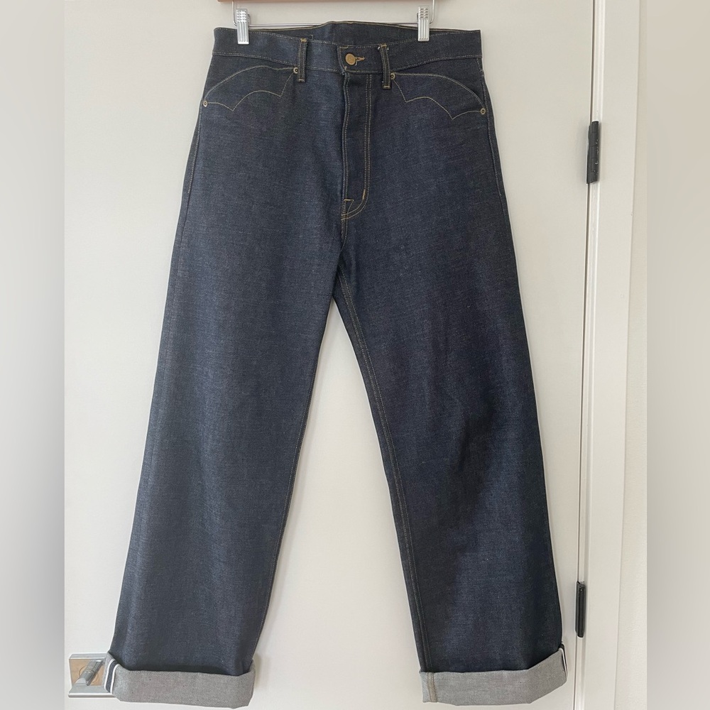 BRAIN DEAD Type 00 15 oz Selvedge Denim Jean - Picture 2 of 10